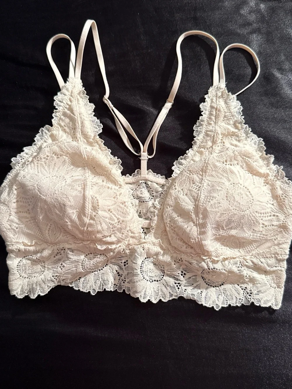 aerie Lace Bralette in Ivory Cream